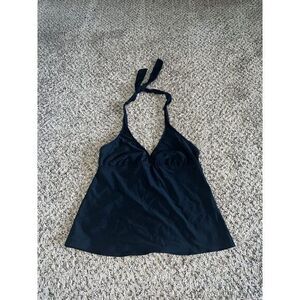 Catalina Swimsuit black‎ halter tankini size small 4-6